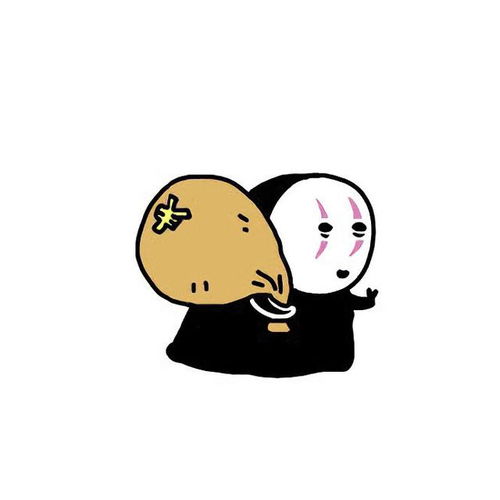  千与千寻中的无脸男动漫头像