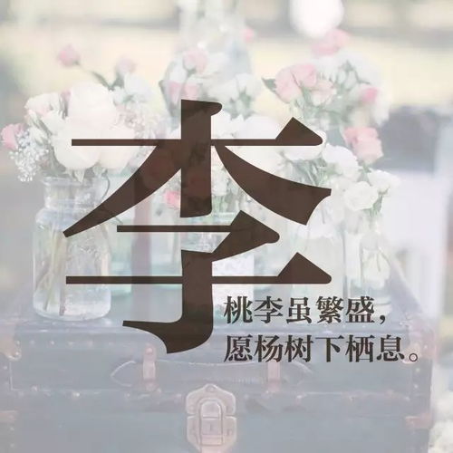  每个姓氏里,都有一句情话,你的是什么