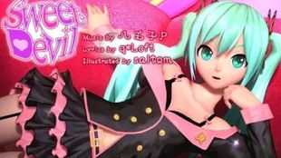  初音mikusweetdevil原画