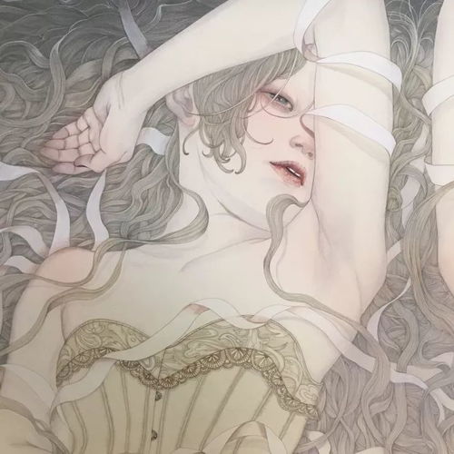  她笔下的女孩,美到让人陶醉,却被评价说过于忧郁......