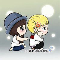  怦然心动情侣头像双人微信头像图片大全