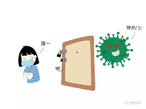 口罩头像简笔画密切接触