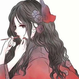  红色系列闺蜜头像一对两张