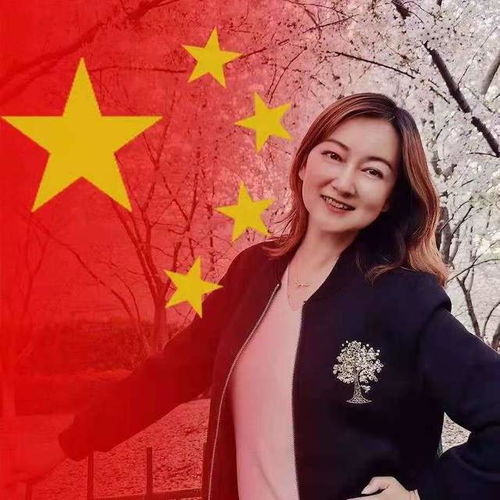  渐变国旗头像走俏微信界,看这些美女红旗映照分外妖娆