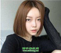  2019年短发发型图片,女生短发发型图片,流行短发发型扎法短发发型1