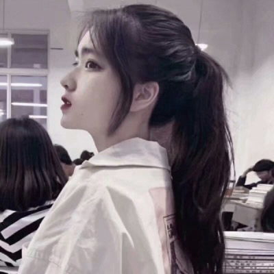  高冷韩系女头侧脸伤感