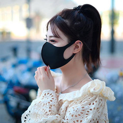  明星抖音同款口罩黑色防尘透气可水洗防雾霾春夏秋冬季男女口罩