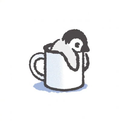  卡通小企鹅表情包