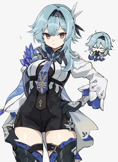 角色设计原神q版表情太可爱了吧抱走女儿二次元动漫女生