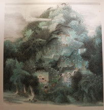  山水风景画下载8734741