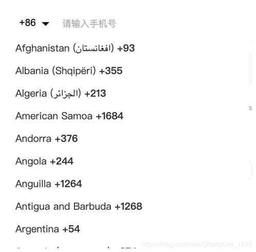  表情记一次国际区号组件的开发cherrylee1210的博客csdn博客表情