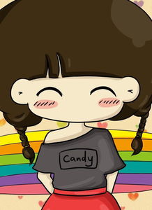  圆圆脸蛋大眼睛萌萌萌女生皮肤图片