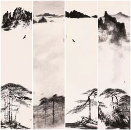  展览预告臻品水墨陕西青年中国画四条屏展