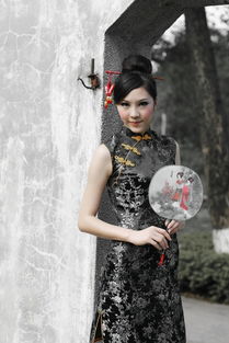  狗机狗头拍旗袍美女,欢迎欣赏