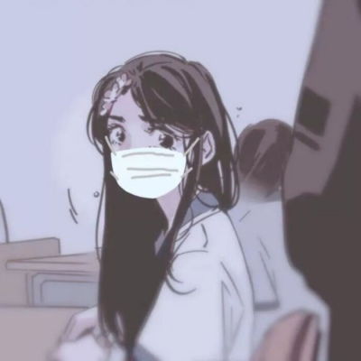 口罩动漫帅气头像情头