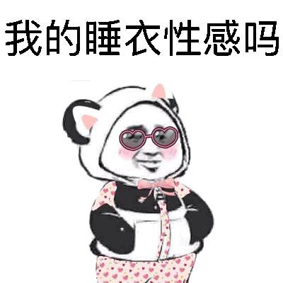  熊猫插兜系列表情包