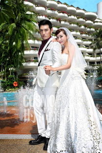  严宽杜若溪曝婚纱照