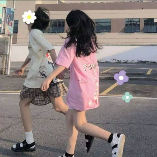  真两人闺蜜头像不露脸头像青春活力