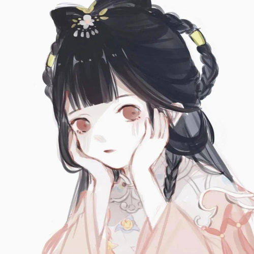  唯美浪漫系动漫女生头像