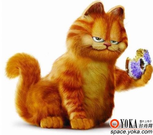  加菲猫动画版人物形象