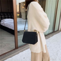  法国小众高级感包包女2019新款潮韩版百搭磨砂质感时尚单肩斜挎包