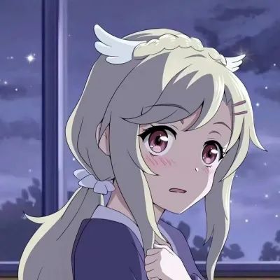  1022021最火微信qq简单可爱呆萌霸气高冷仙女生闺蜜头像新年最潮动漫二次元情侣头像