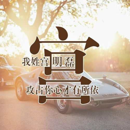  用你姓氏制作的微信头像,太美了,进来看看有没有你的姓氏