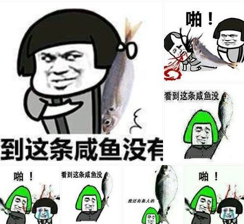  咸鱼逗比表情包