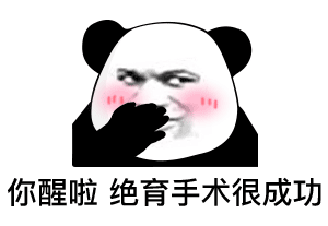  熊猫头表情包i出门记得给我带好口罩