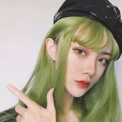  绿色系女生头像简单女生最爱的绿色系头像