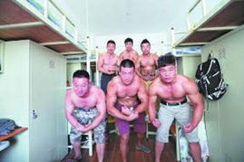  第一强壮寝室6肌肉男惊呆网友缘分呐