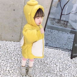  雯晨服饰会动的小翅膀棉服女童2018新款羽绒棉衣男抖音女宝宝棉袄冬季洋气蜜芽