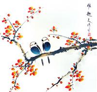  国画工艺花鸟