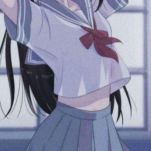  动漫女生头像温柔少女风