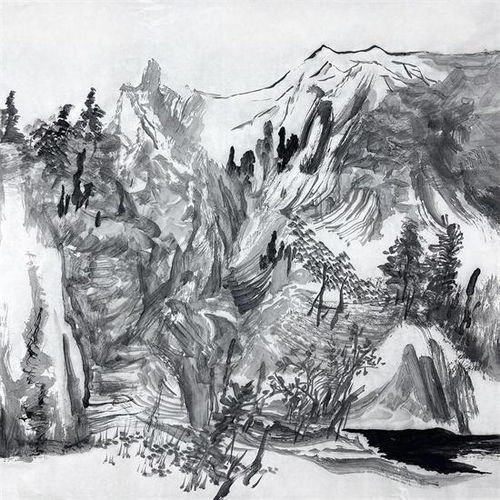  路永仁山水画写生作品鉴赏
