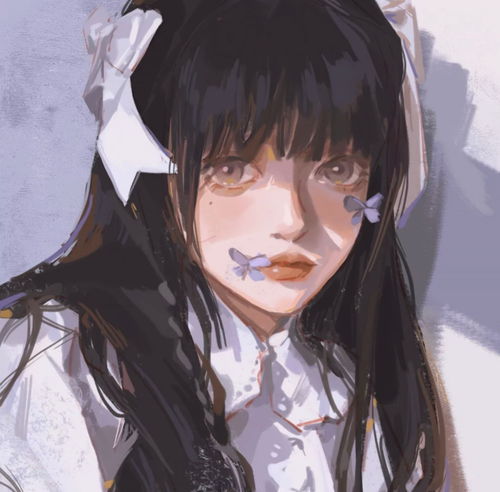  女生头像重逢才是浪漫的开始