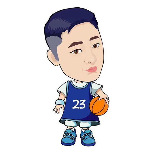  微信头像nba球星卡通手绘版,为你的爱豆点赞,喜欢的拿走