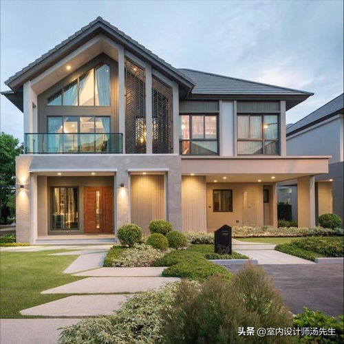  2024自建别墅创意入口设计