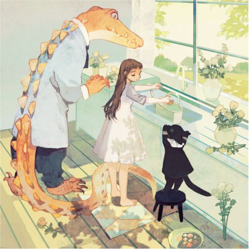  画风清新,开启幻想国度之旅日本插画师殿tono的首本画集