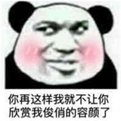  金馆长熊猫头超级搞笑表情包