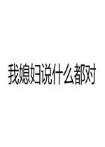  我媳妇说什么都对表情包图片好玩吗我媳妇说什么都对表情包图片怎么玩用户评论