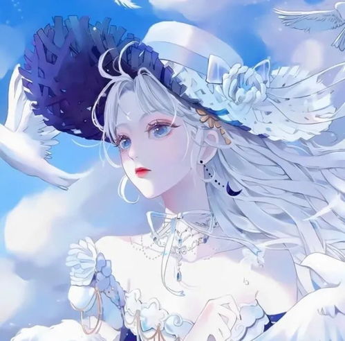 星空动漫头像女生头像卡