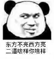  熊猫头表情包小朋友,你过分了