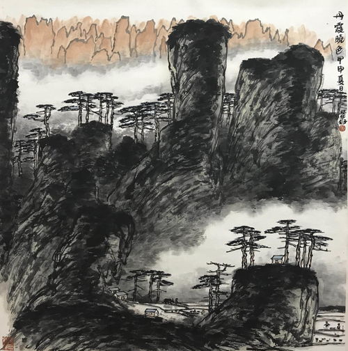 诗意岭南画风文脉山水画作品展在十香园纪念馆开幕