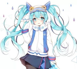 女生头像萌系可爱初音未