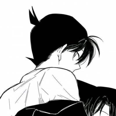  情头动漫一男一女黑暗丧