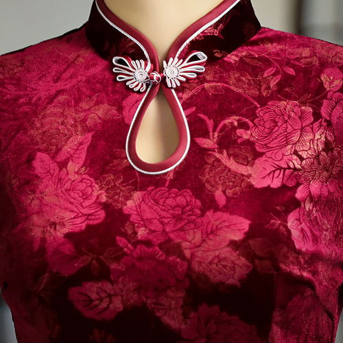  2019新款改良版旗袍妈妈装旗袍连衣裙中老年女装婚宴礼服旗袍长款,一品好特惠