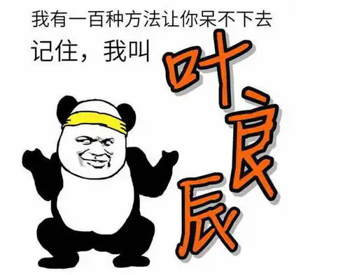 叶良辰搞笑表情包