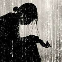  淋雨伤感头像女人微信头像图片大全