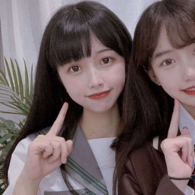  抖音最火闺蜜头像2020双人同一张一人一半拼接头像